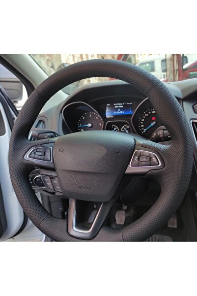dk direksiyon Kaplamacı FORD FOCUS 3,5 ARACA ÖZEL DİKMELİ DİREKSİYON KILIFI (...