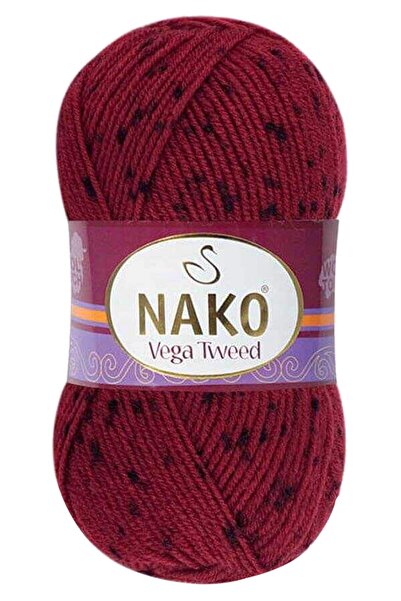 NAKO Vega Tweed Premium Acrylic Hand Knitting Rope Wool No: 35022