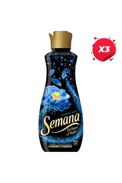 Semana X3 - Perfumes Of Night Laundry Conditioner 800ml Midnight Blue 36sp