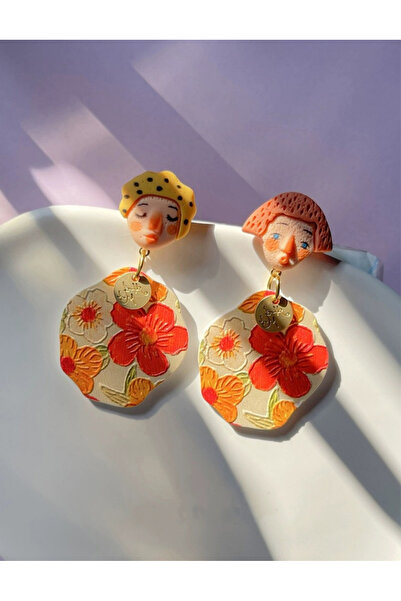 Choice floral print A Pair of Fashionable and Personalized Ethnic Style India...