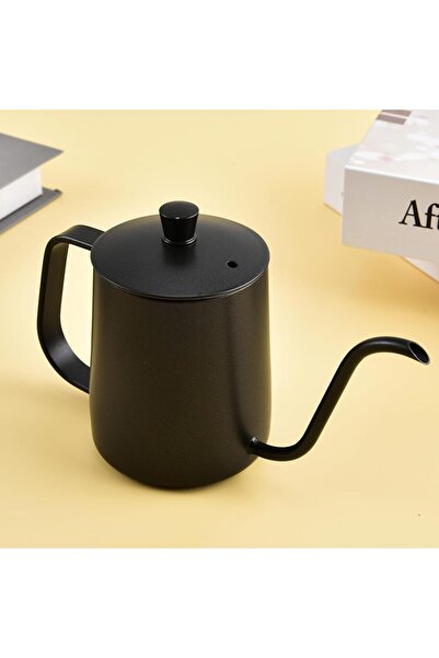 COOYA 304 Stainless Steel Coffee Kettle,600 ml,Tea Pot Stovetop Teapot, for Camping Home Kitchen