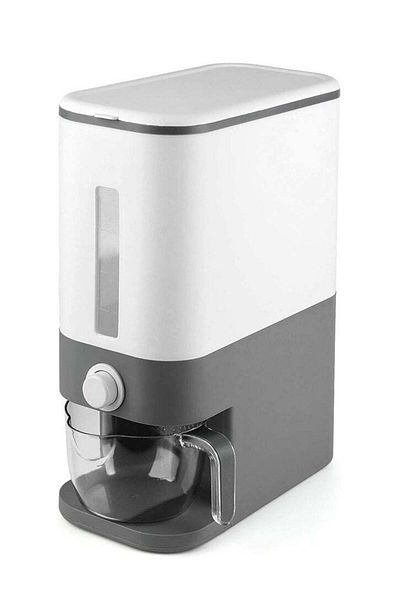 COOYA 25 Lbs Rice Dispenser, Large Container, Measuring Cup, Moisture Proof, BPA Free, for Kitchen Pantry