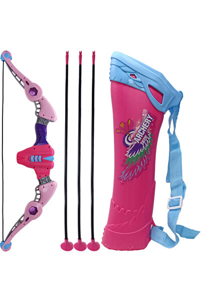 Salamandra Set arc , 3 sageti, teaca, tinta, SALAMANDRA KIDS® multicolor