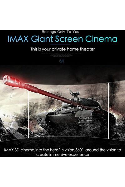 COOYA VR Headset, 3D VR Glasses for TV Movies Video Games with Remote Controller, Compatible 4.7-6.53 inch