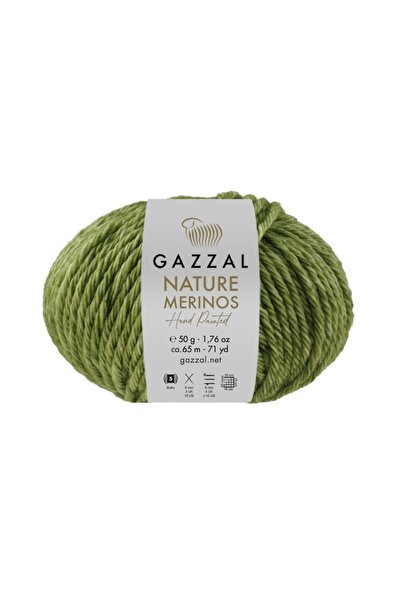 Gazzal Nature Merinos (50gr) El Örgü Ipliği