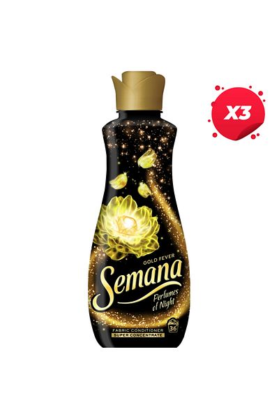 Semana X3 - Parfumes Of Night Balsam Rufe 800ml Gold Fever 36sp