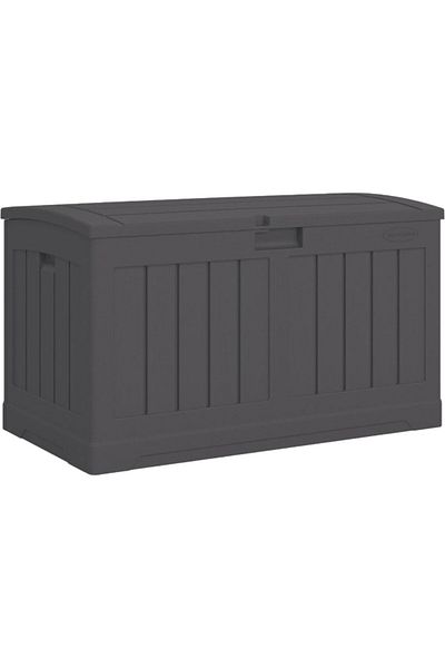 Suncast Weather Resistant Lockable Spacious Rectangular Deck Box ‎50 Gal