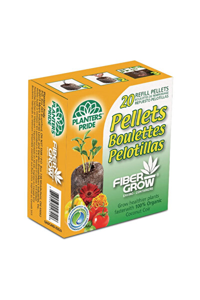 Plant Best عبوة إعادة تعبئة حبيبات جوز الهند من 20 قطعة مقاس 42 مم