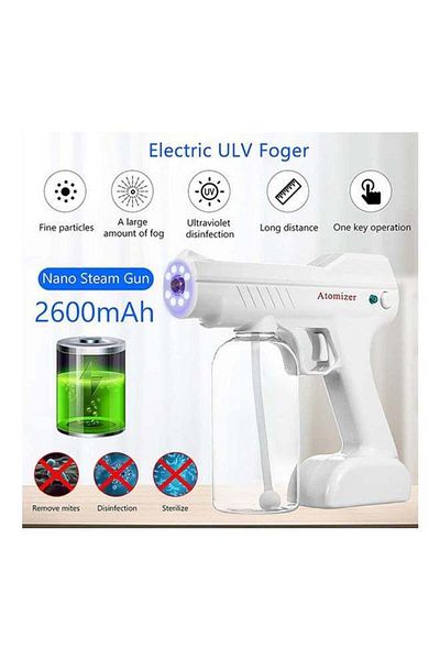 COOYA Electric handheld Atomizer,800ml capacity,for all disinfectants,10 watts,22*21*12cm,white