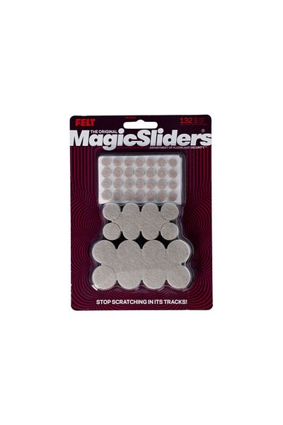 Magic Sliders وسادات لباد شديدة التحمل مكونة من 132 قطعة