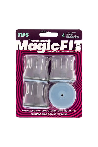 Magic Sliders Round Shape Rubber Felt Pad Set 1.5 - 1.25Inch