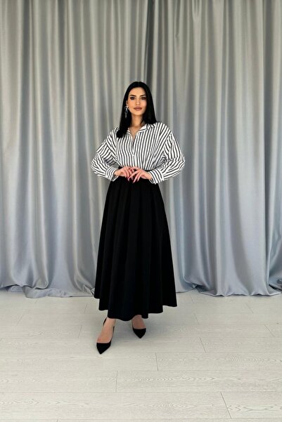 Modayakamoz Риза на черни райета