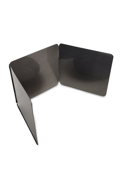 HIC Sturdy and Durable Carbon Steel 3-Sided Kitchen Splatter Guard