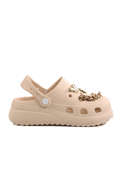 WALKWAY Екрю жіночі тапочки