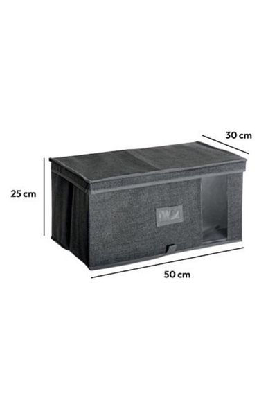 Five Simply Smart Polypropylene Rectangular Foldable Storage Box with Lid