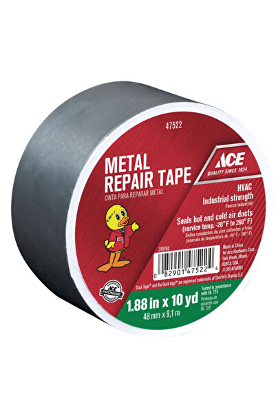 ACE HVAC Industrial Strength Heavy Duty Metal Repair Tape 1.88inch x 10yd
