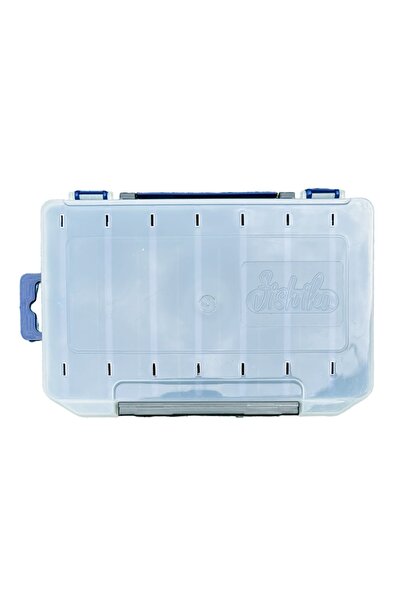 Fishika Lure Box 10cm Mavi Çift Taraflı Balıkçı Kutusu