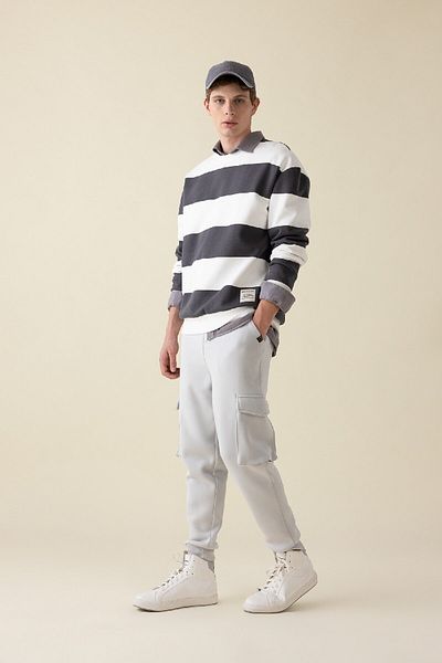 DeFacto Φούτερ Jogger Regular Fit - Cargo Pocket, Lace Up Elastic Leg Y5533az24au