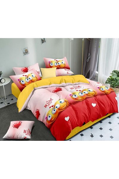 Pucioasa Fine double bed linen with 6 pieces, code M120