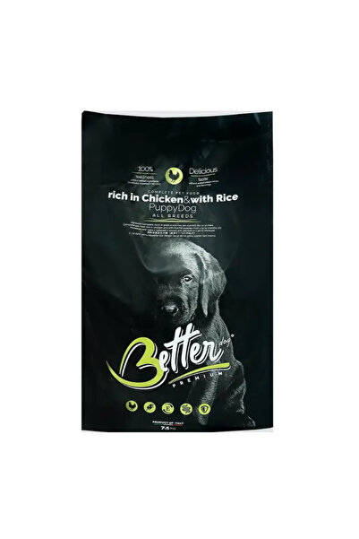 Golosi Better Tüm Irklar İçin Tavuklu&Pirinçli Yavru Köpek Maması 7,5 Kg