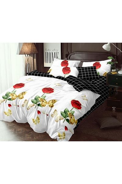 Pucioasa Finet double bed linen with 6 pieces, code FN135