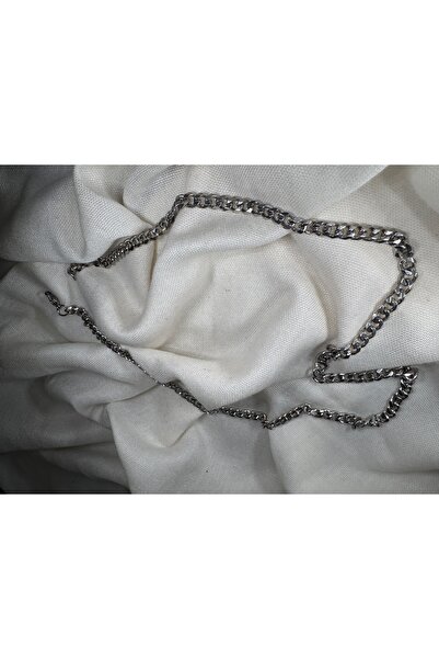 Silver, Çelik Erkek Kolye 60cm