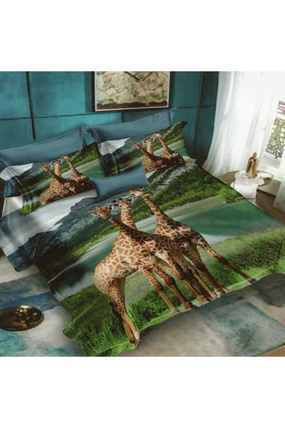 Pucioasa 3D finet lingerie 6 pieces, Sulphur, Giraffes FN3D61