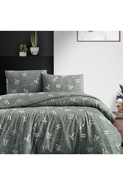 First Choice 100% cotton bed linen ranforce, 4 pieces, fitted sheet, Goodnight
