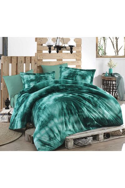 Hobby home collection Lenjerie de pat poplin percale, Hobby home collection, Gizem Green