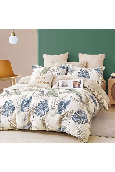 Pucioasa 100% cotton percale bed linen, 6 pieces, Pucioasa, PRC98