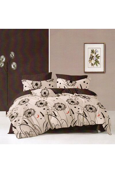 Pucioasa 6-piece fine double bed linen, Dandelion (M272)