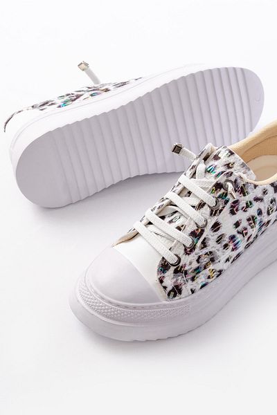 p papuccum ortopedi çocuk ayakkabıları Tenis elastic pentru fete cu model leopard