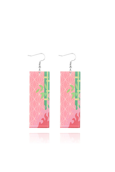 Choice Kanroji Mitsuri 2023 Demon Slayer Kimetsu no Yaiba Tanjirou Earrings A...