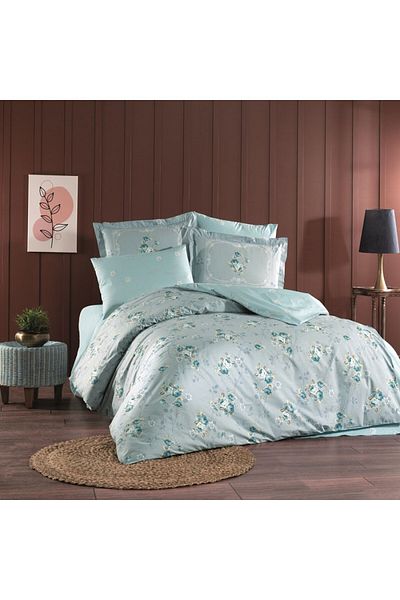 Hobby home collection Lenjerie de pat poplin percale, Hobby home collection, Martha Mint