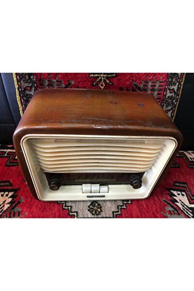 tayfuntufan Telefunken Jubilate Ahşap Kasa Antika Radyo 32 Cm 23 Cm 16 Cm Ölç...