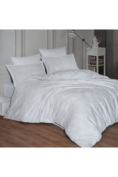 Pucioasa 100% cotton bed linen ranforce, Pucioasa, Arnor V1 Alba