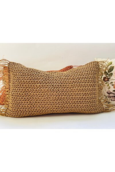 Miss California Dikdörtgen Rafya Kırlent Kılıfı (35-55)