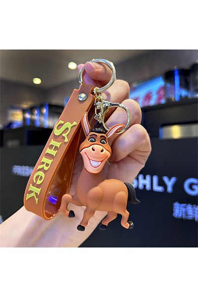 Hot Toys سلسلة مفاتيح برتقالية إبداعية على شكل وحش شريك الكرتوني، على شكل زوجين رائعين، حقيبة ظهر، زينة معلقة في السيارة