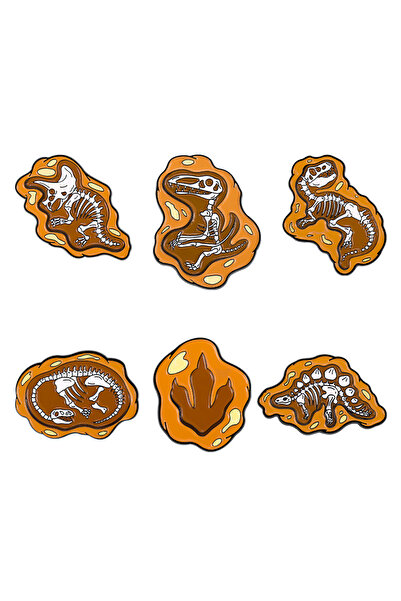 Choice TZ870 5-6 قطع/مجموعة دبابيس مينا حديقة الديناصورات على شكل فراشة وقنفذ...