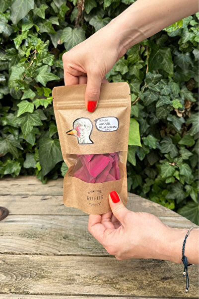 rufus concept Pembe Granül Mum Boyası 100gr