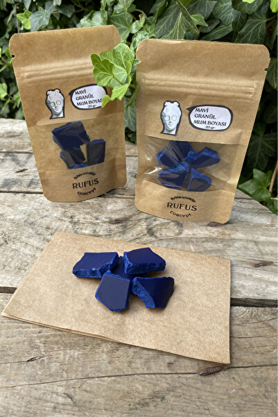 rufus concept Mavi Granül Mum Boyası 20gr