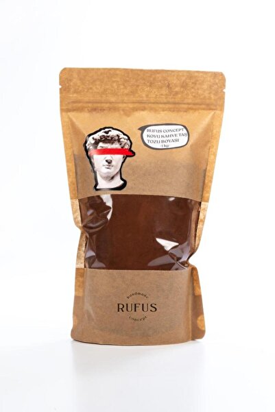 rufus concept Koyu Kahverengi Taş Tozu Boyası ( 1 kg )