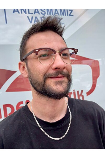 UBK Eyewear Kahverengi Clubmaster Numarasız Kadın Mavi Işık Engelleyici Gözlük