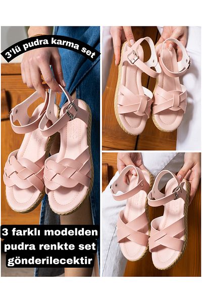 SWORD 3 Pack Mixed - Summer Women's Sandals - Casual Sandals