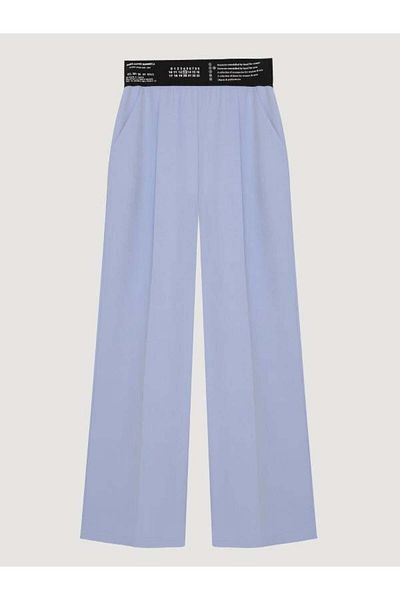 Quzu 71153 Παντελόνι με ελαστική μέση Baby Blue