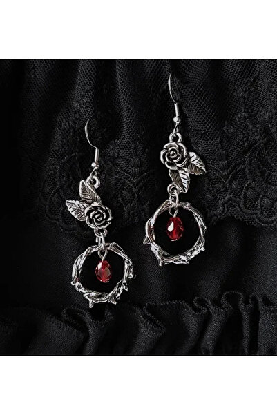 Choice أقراط WA4082-1 بتصميم قوطي عتيق على شكل ساحرة مصاصة دماء باللون الأسود...