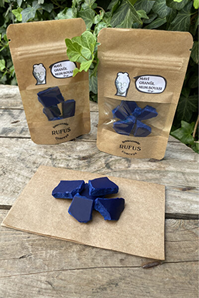rufus concept Mavi Granül Mum Boyası 10gr