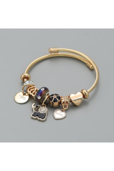 Choice سوار الحب الدائري المصنوع من الفولاذ المقاوم للصدأ متعدد العناصر مقاس ...