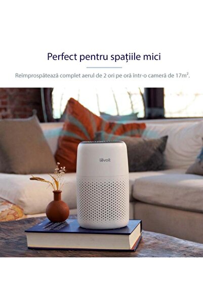 Levoit Levoit Core Mini Air Purifier, 3 in 1 True HEPA H13 Filter (White)
