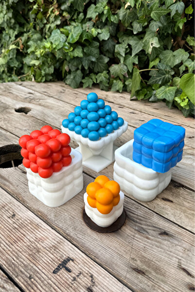 rufus concept Bubble Set Mum Kalıpları (4 ADET KALIP)